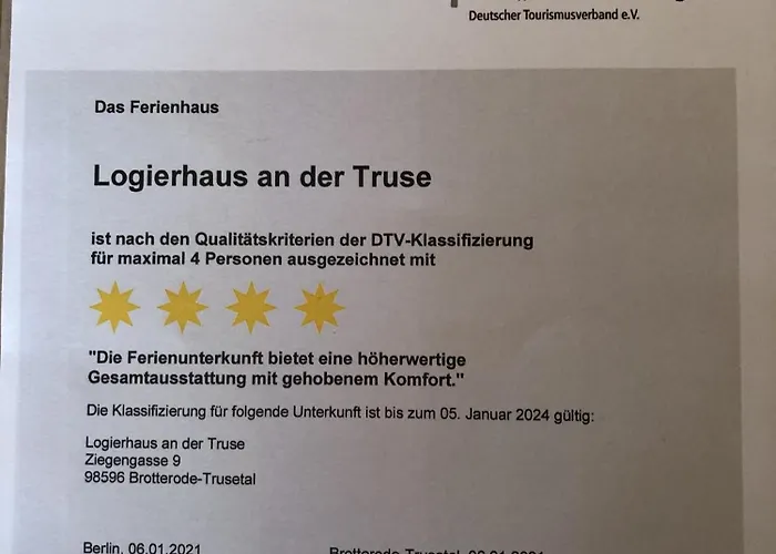 Logierhaus An Der Truse Tatil Evi *